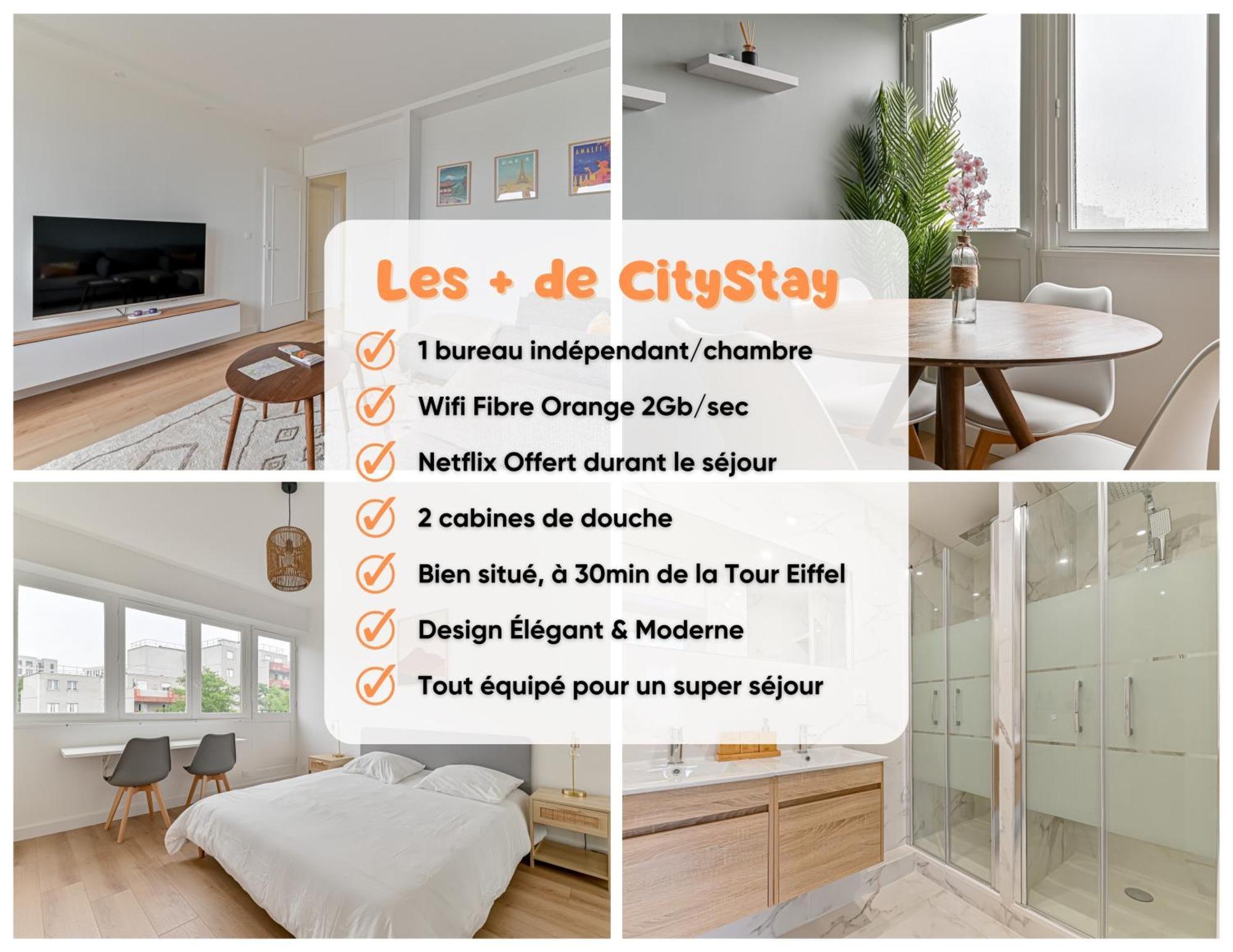Citystay Full Brand New Appartement 3 Bedrooms 5Min To Paris Bagnolet Bagian luar foto